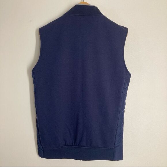 Zara Men's Medium Navy Quilted Vest - Picture 6 of 8